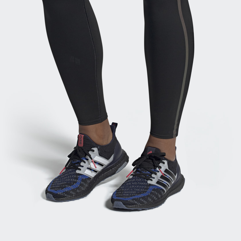 Кроссовки adidas ULT "Seoul" (черно-синий) — Чёрный / синий / белый / серый — фото 6