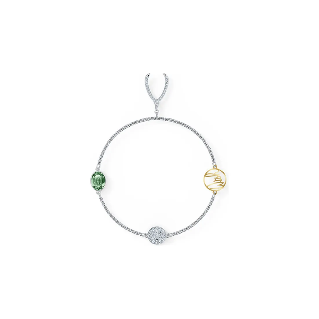 SWAROVSKI REMIX Искусственный кристалл Камень Универсальный Волшебный Цепочка Женские