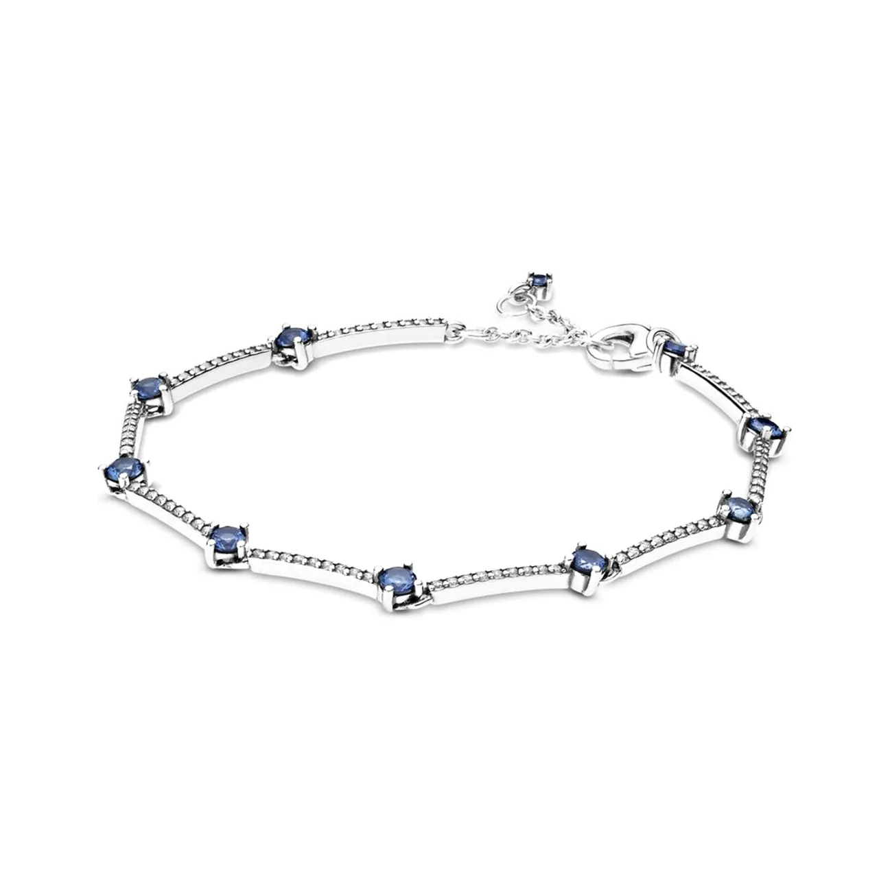 Pandora Sparkling Pavé Bars Bracelet Silver