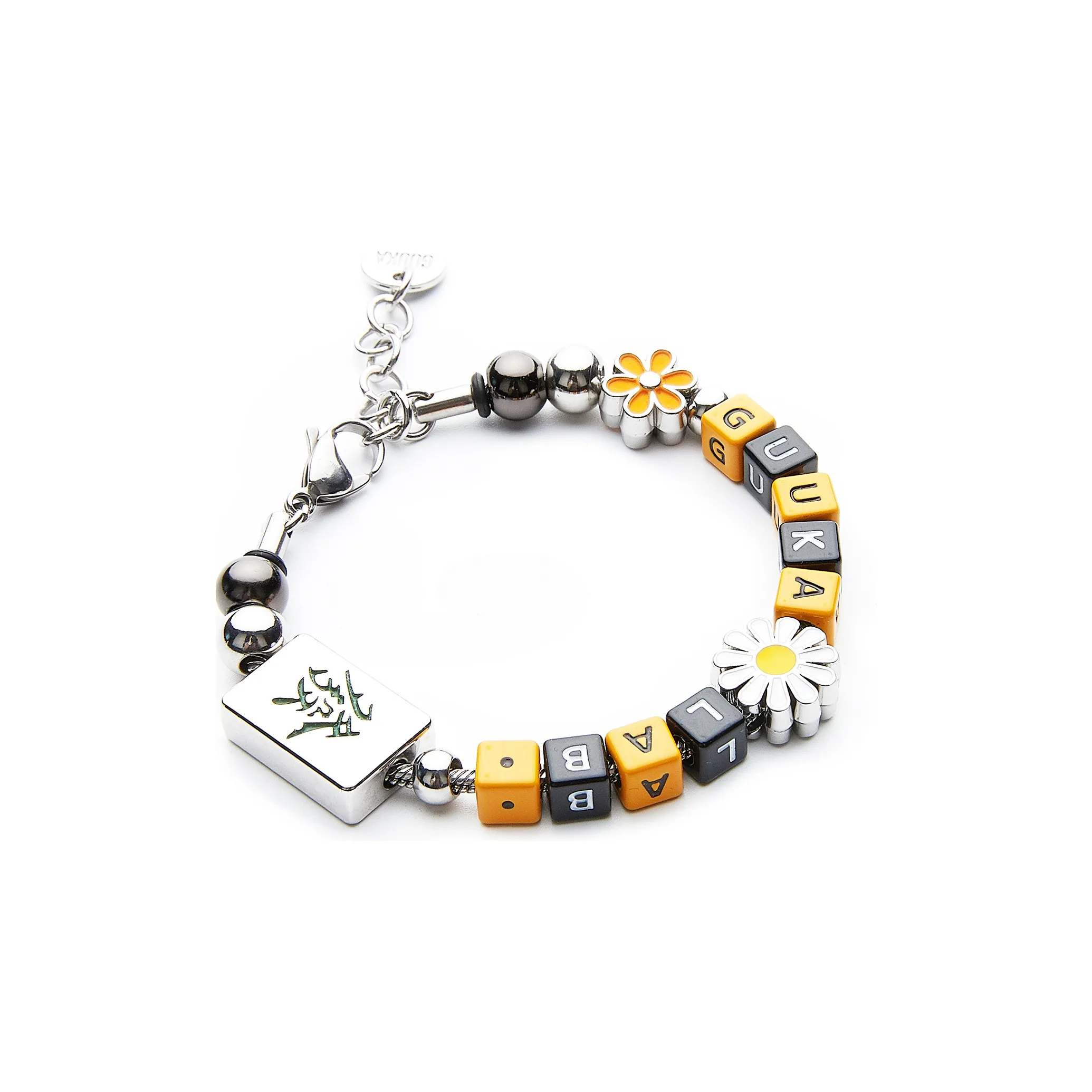 Guuka Браслеты из алюминиевого сплава унисекс серебряный