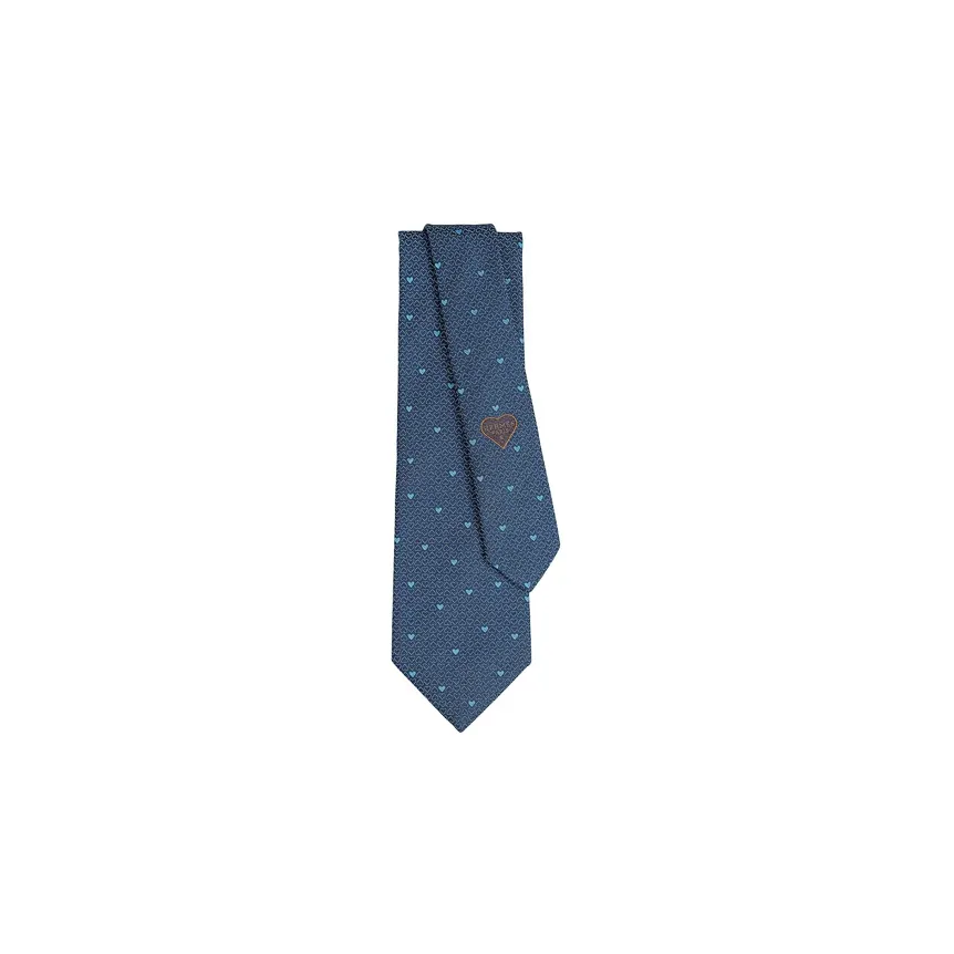 HERMES Darling Ties Men's Ocean/Sky Blue