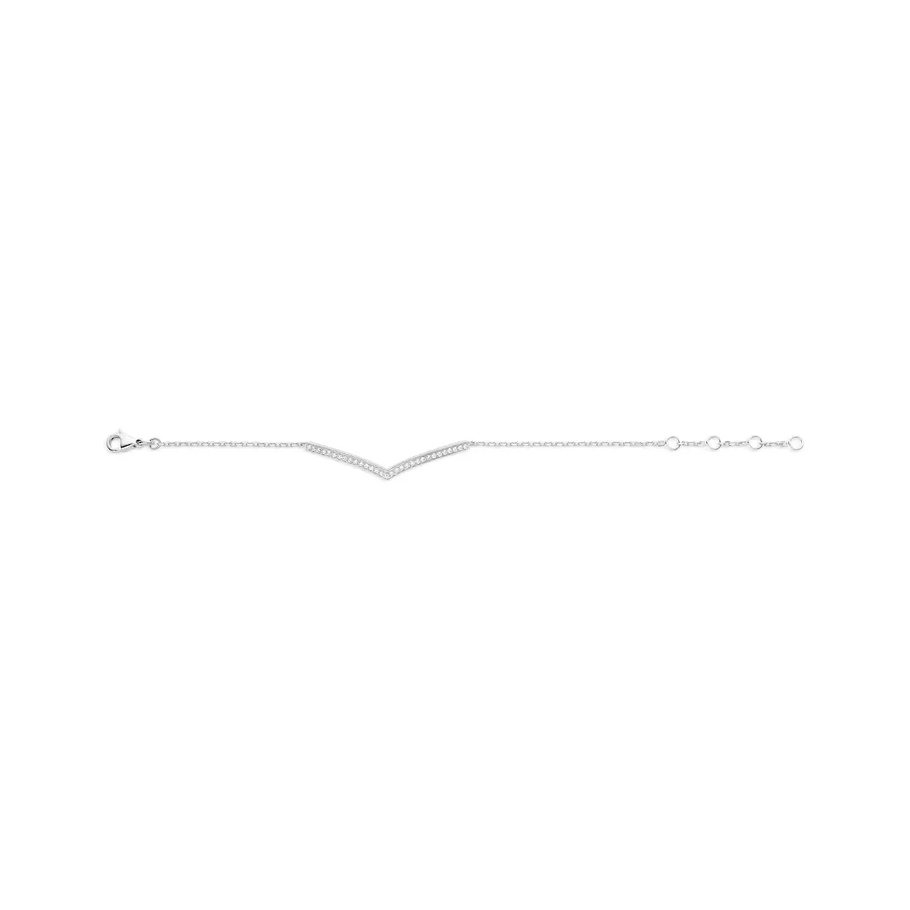 Chaumet 18K White Gold Bracelets Women's Silver