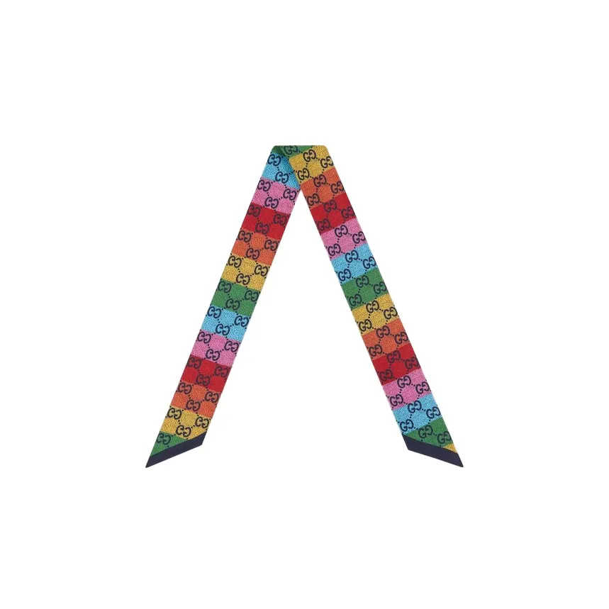 GUCCI GG Multicolor Шелковый Шалик-бабочка Унисекс