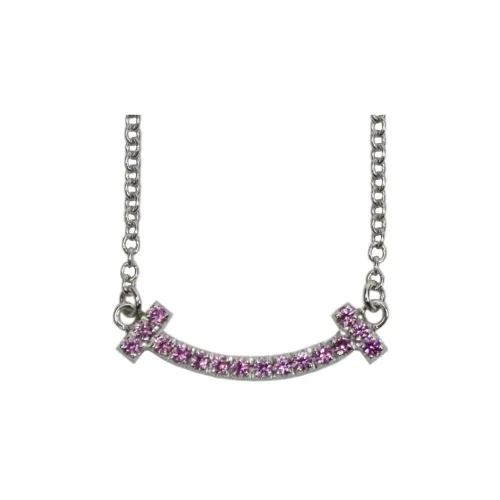 TIFFANY & CO. T Улыбка Ожерелье В избранном Ожерелья Женские