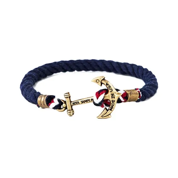 Kiel James Patrick Хлопок, лен, смесь, браслеты, унисекс