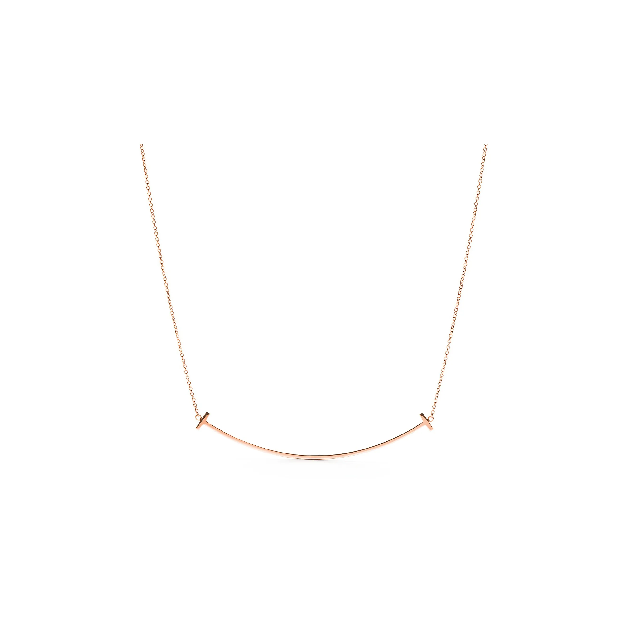 TIFFANY & CO. 18K Rose Gold Necklaces Women's Rose Gold