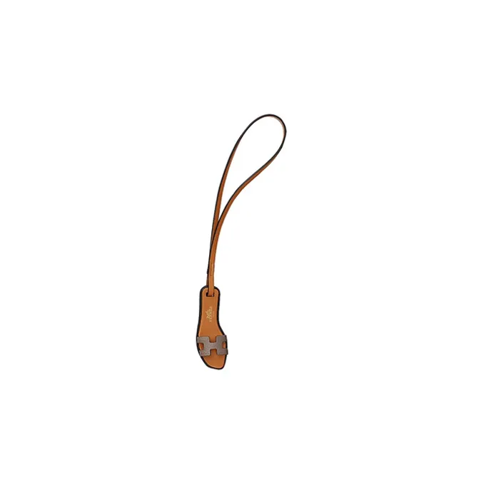HERMES Oran Nano Cow Leather Pendants Unisex