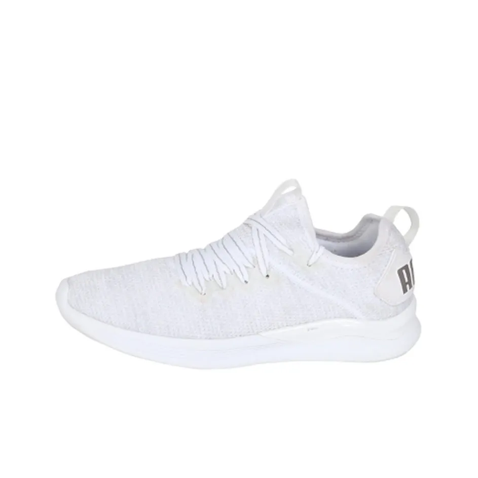 PUMA Flash Ignite Evoknit En Pointe Low Top Sneakers White Women's