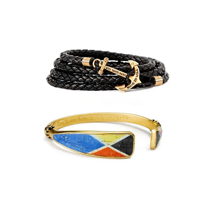Kiel James Patrick Браслеты из смешанного материала Унисекс