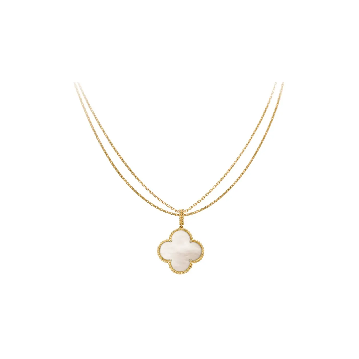 Van Cleef & Arpels Yellow K Gold Necklaces Women's