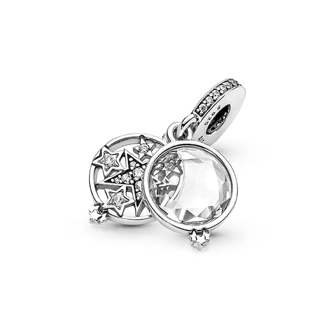Pandora Sterling Silver 925 пробы, Синтетический кубический цирконий, Аксессуары, Серебряный, Женские
