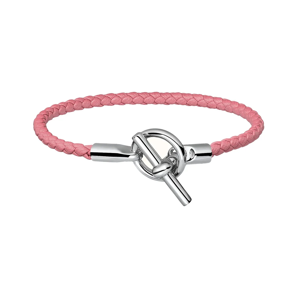 HERMES Glenan Кожа Браслеты Розовый Женские