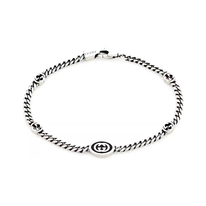 GUCCI GG 925 Sterling Silver Bracelets Women's