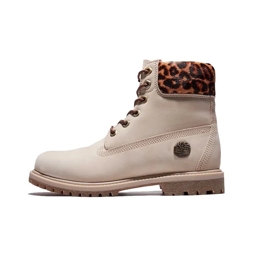 Timberland Safari Cheetah 6 Inch Waterproof Boot 'Beige' Women's