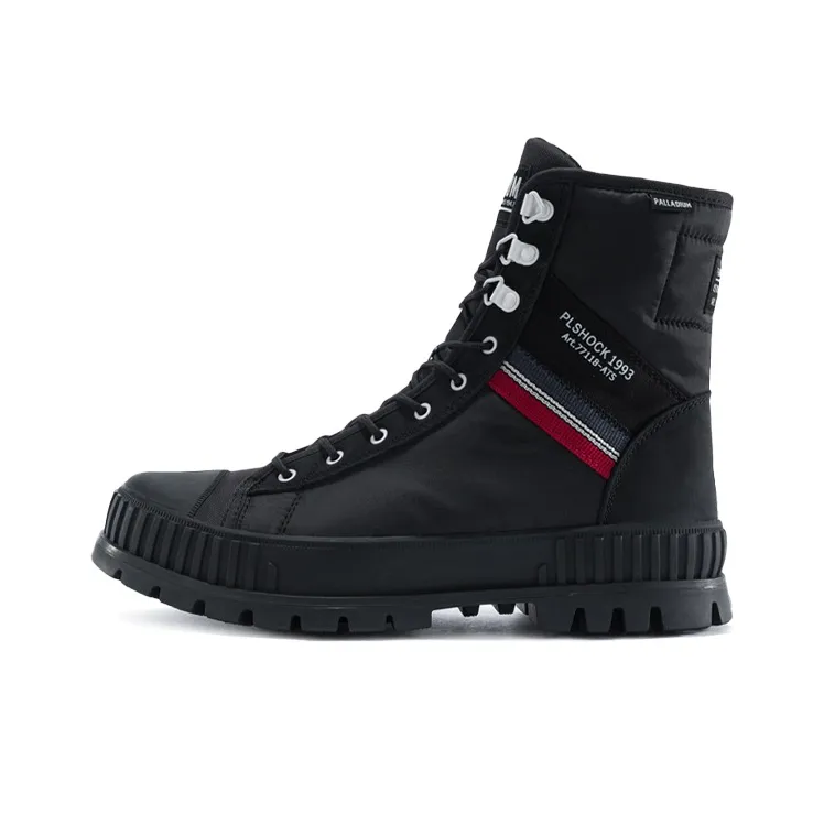 Palladium Pallashock Tact Short Martin Boot Unisex Black