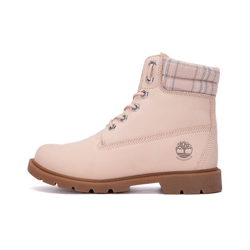 Pink timbs mens best sale