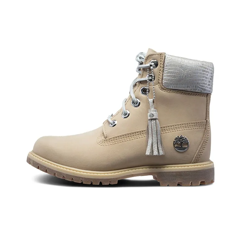 Timberland Heritage 6 Inch Waterproof Leather Boots 'Light Pink Nubuck' Women's