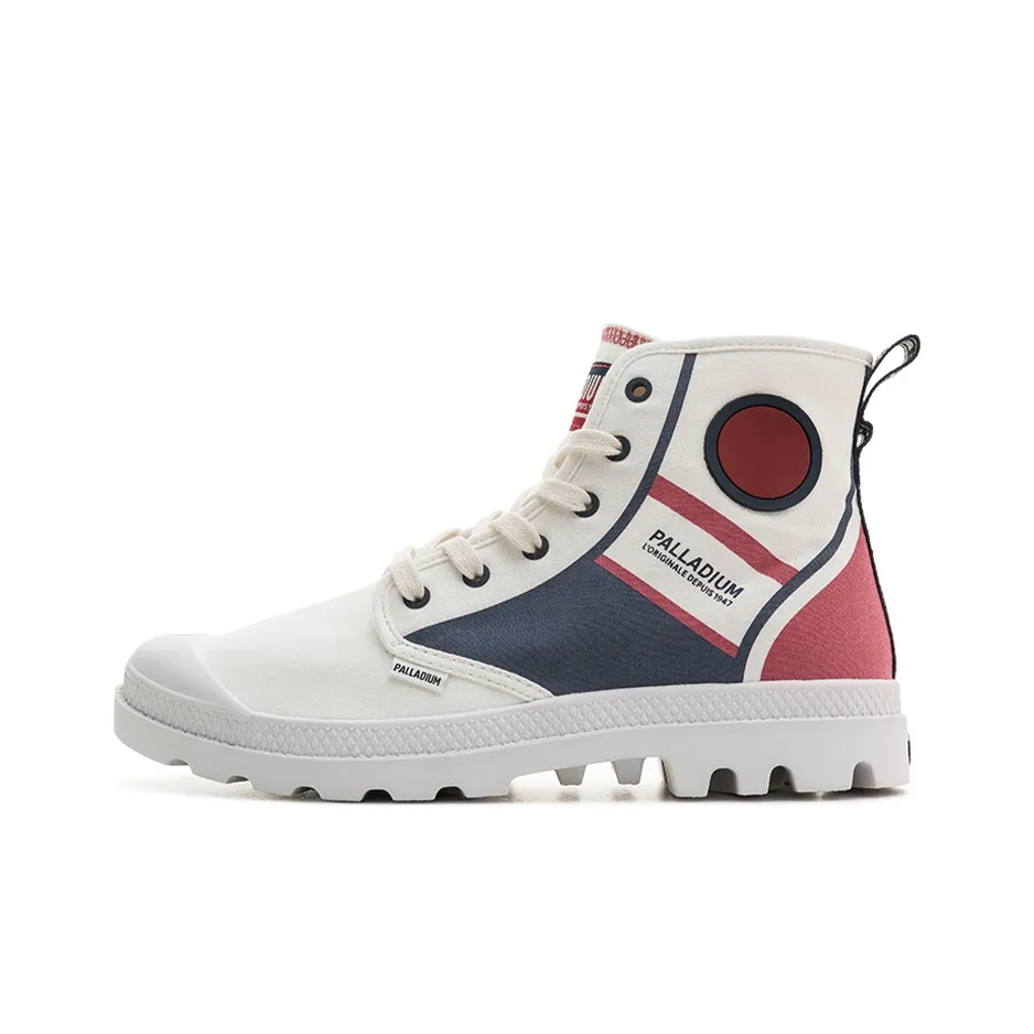Palladium Pampa Martin Boots Unisex White