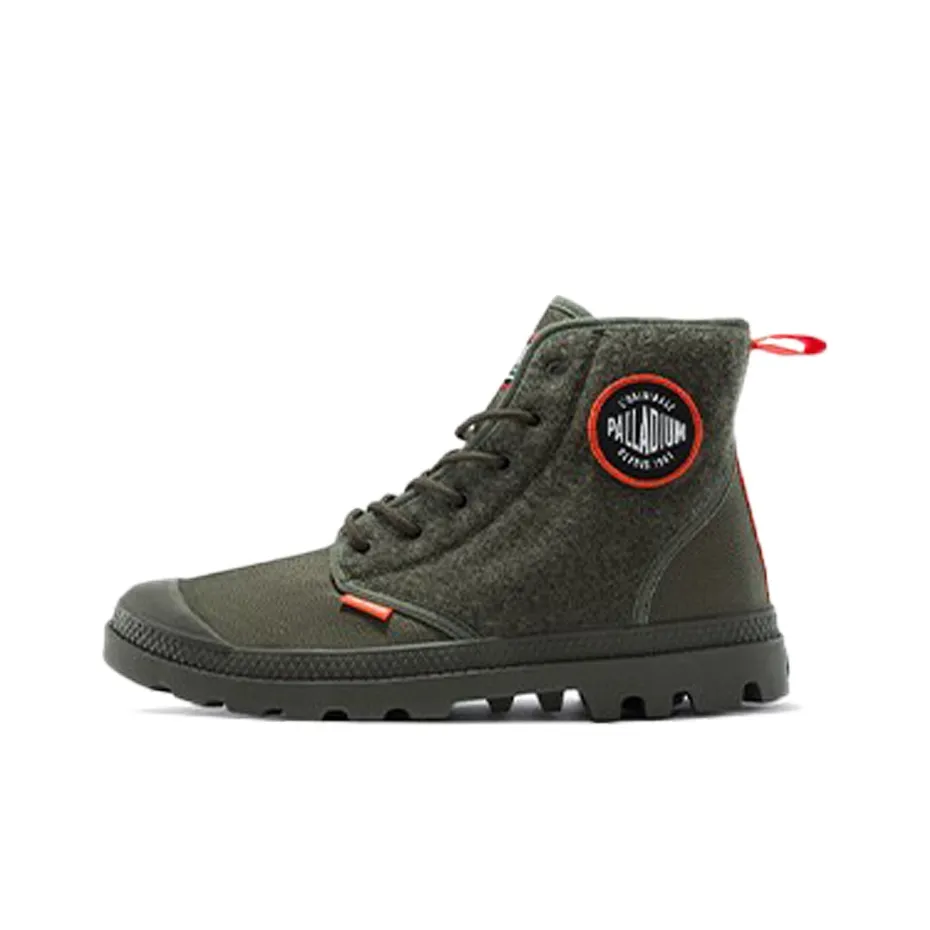 Palladium Pampa Martin Adidas Boots Unisex Army Green