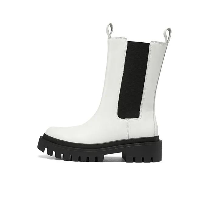 Skechers Короткий Мартин Boot Женские Белые