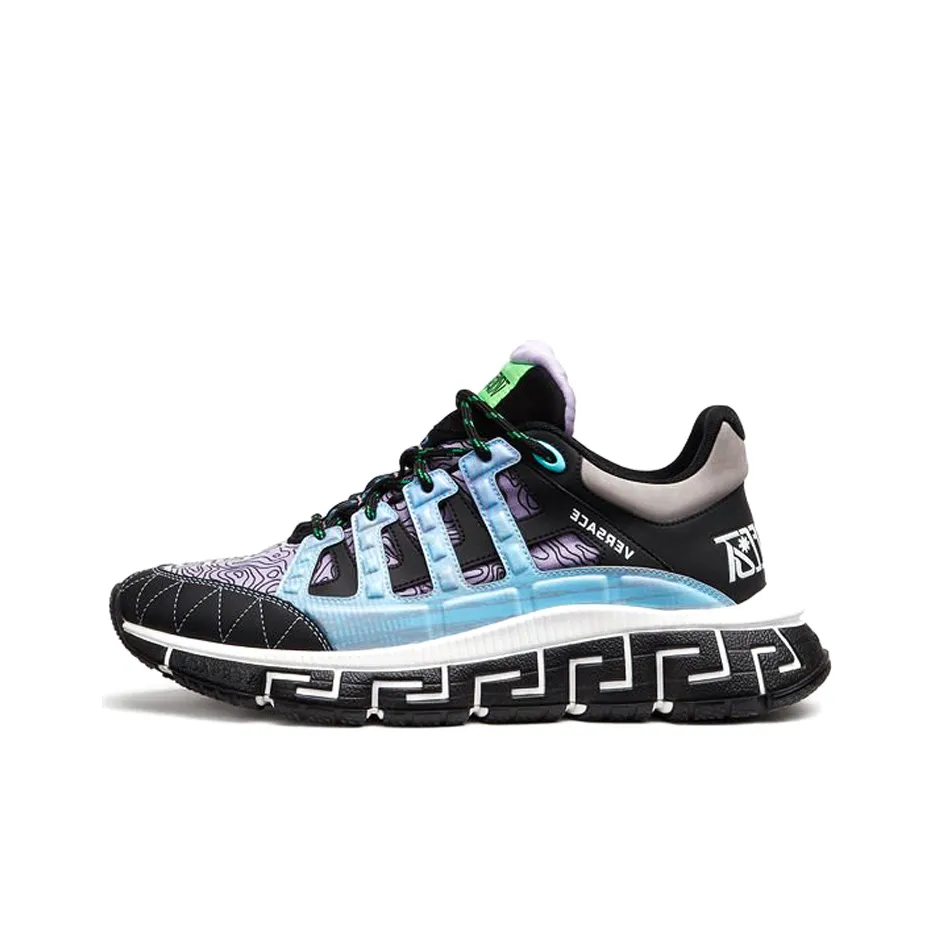 VERSACE Trigreca Milan Black Blue Purple