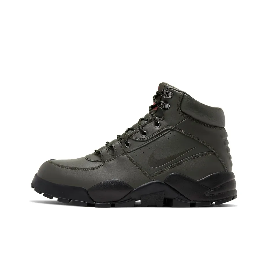 Nike Rhyodomo Амортизация Противоскользящий Устойчивый к истиранию Водонепроницаемое покрытие Высокий топ Походная обувь Мужской Яшма