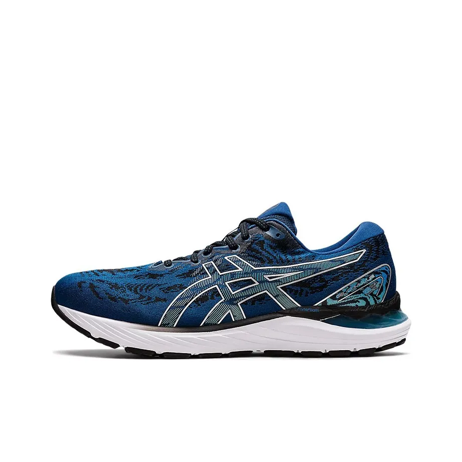 Asics Gel CUMULUS 23 Low Топ Беговые кроссовки Мужские Синие Белые
