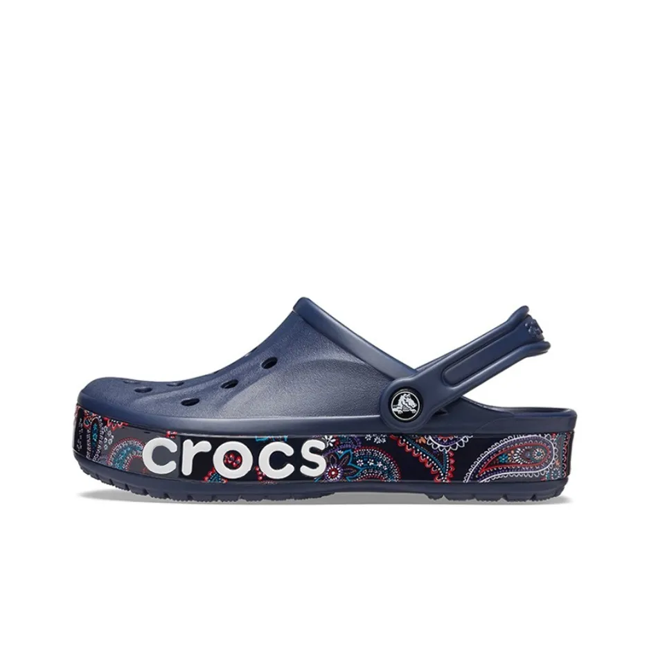 Crocs Bayaband Printing Sandals Unisex Blue