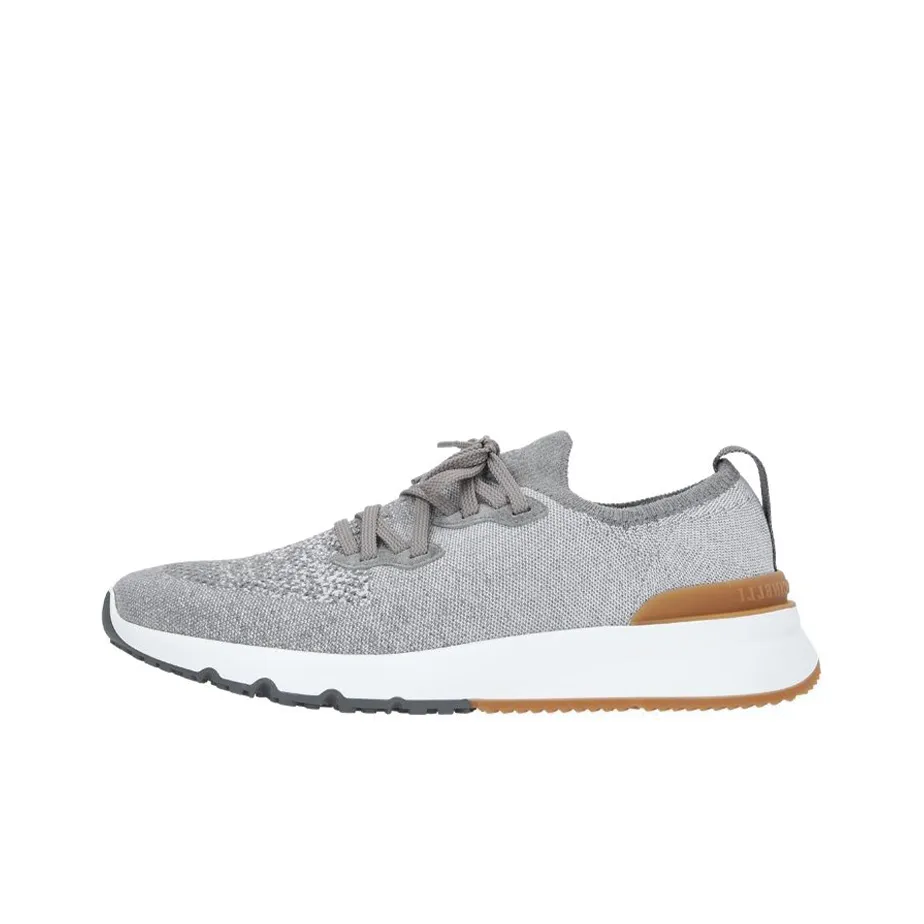 Brunello Cucinelli Knitted Low-Top Sneakers