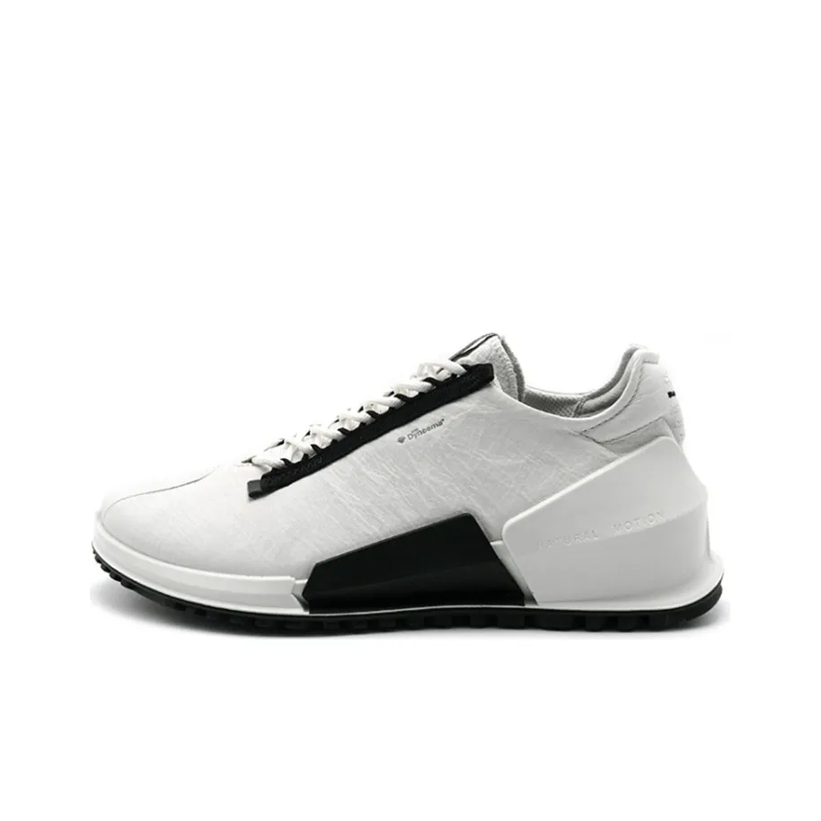 Ecco Striding 2.0 Series Cushioning Anti Slip And Wear Resistant Low Top Athletic Shoes Men's White