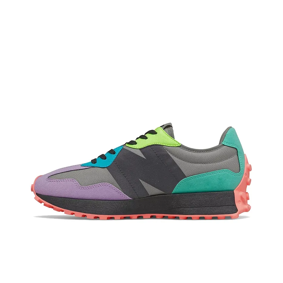 New Balance NB 327 Running Shoes Men Low Top Gray Green Purple