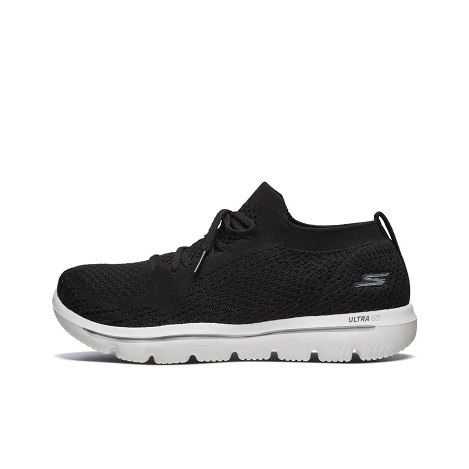 Skechers Go Walk Evolution Ultra Low Топ Беговые кроссовки Женские Черный