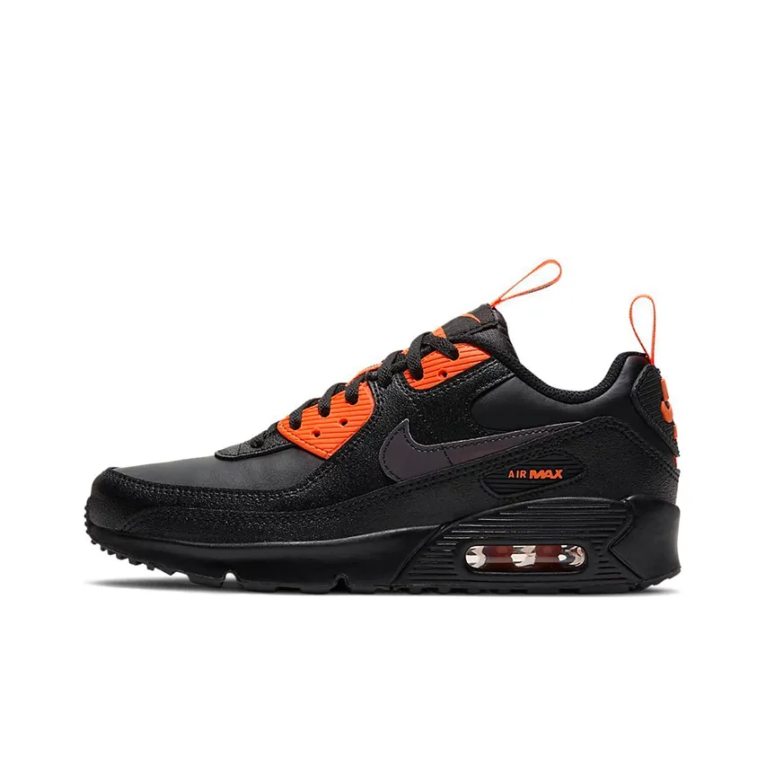 Nike Air Max 90 SE 'Black Total Orange' GS