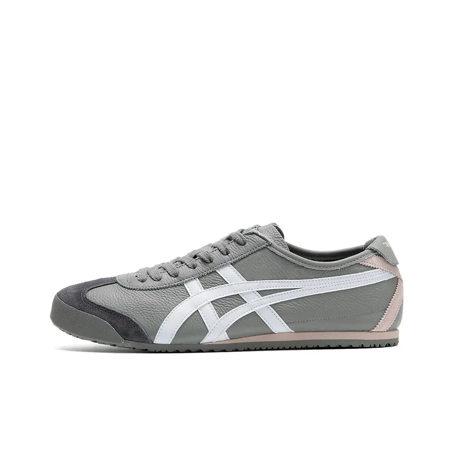Onitsuka Tiger MEXICO 66 Износостойкий и Легкий Низкий Топ Повседневные Беговые Кроссовки Унисекс Серый