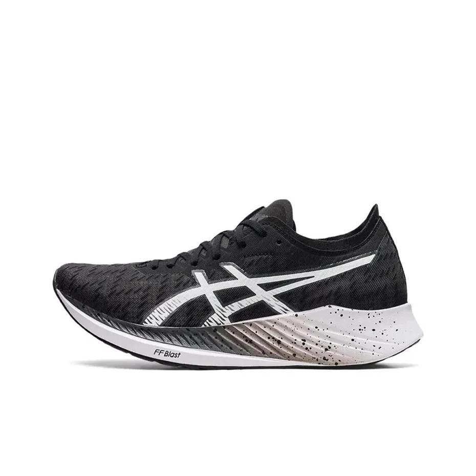 Asics Magic Speed 1,0 Low Топ Беговые кроссовки Женские Черный белый