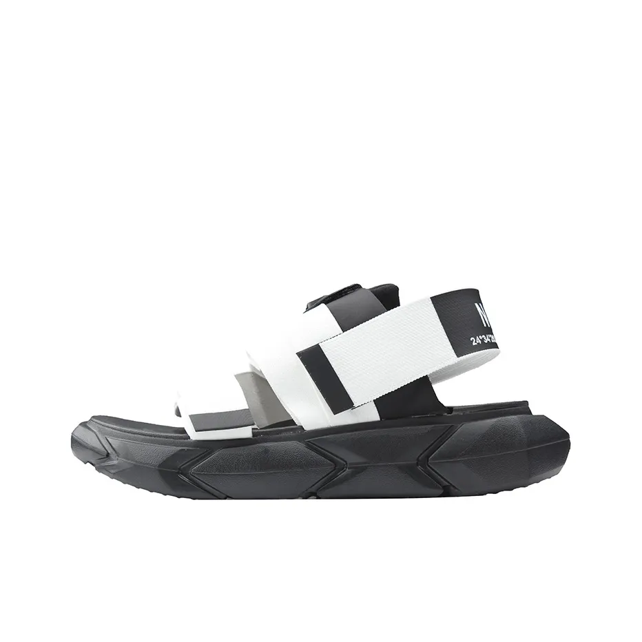 NORVINCY Soft Sole Hook and Loop Trendy Beach Sandals Unisex