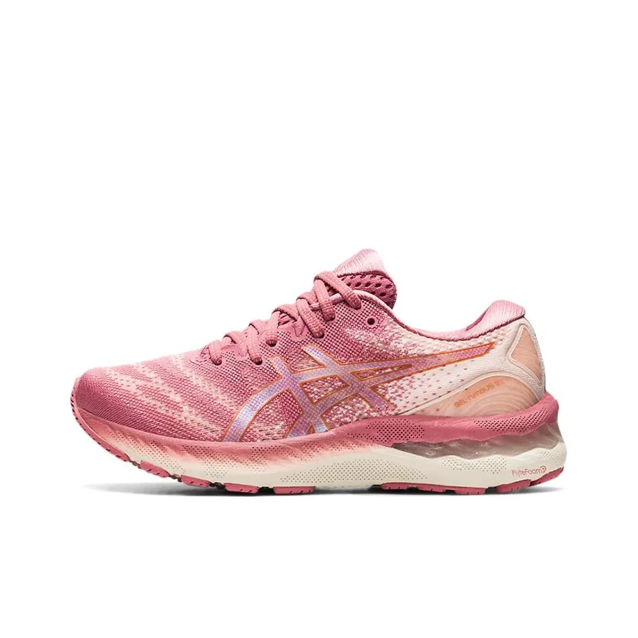Asics Gel Nimbus 23 Low Топ Повседневные Беговые Кроссовки Женские Розовые