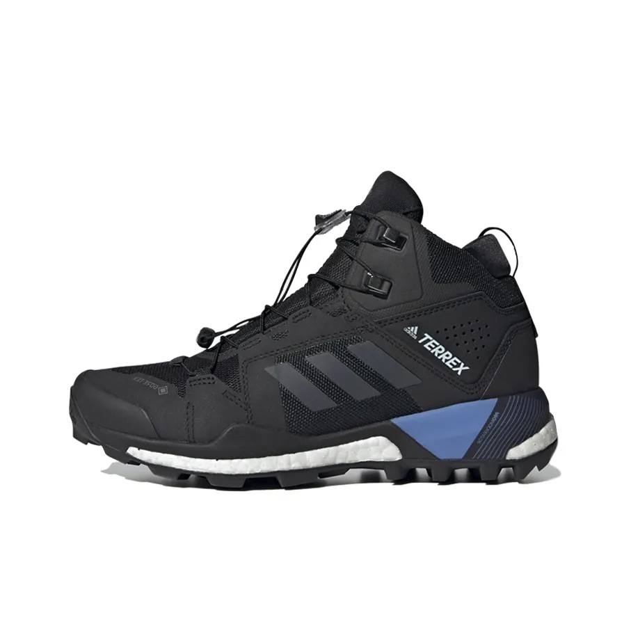 adidas Terrex Skychaser амортизаторы для ходьбы устойчивая нижняя часть высокий топ альпинистские и туристические ботинки женские черно-синие