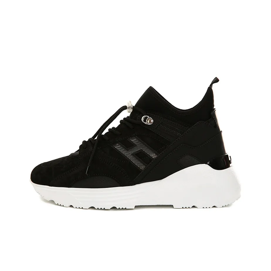 HOGAN Active One Shock Absorbers Slip Resistant, Abrasion Resistant, Lightweight Low Top Casual Shoes Men's Black