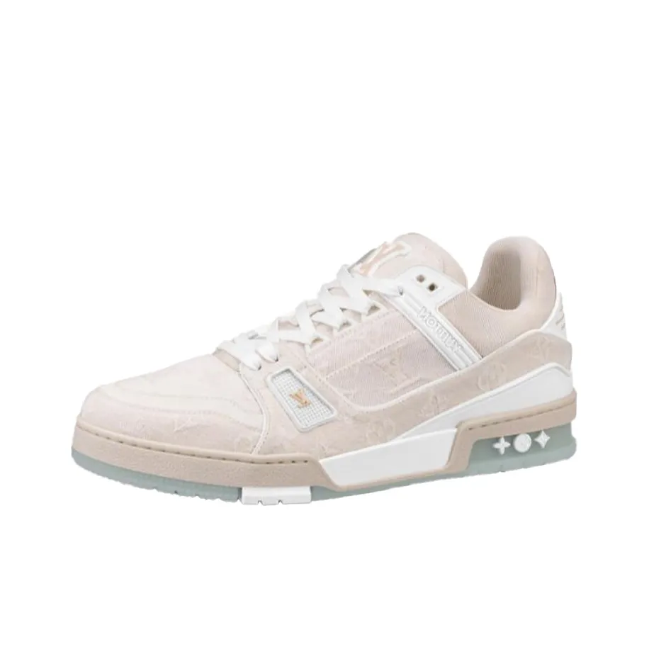 LOUIS VUITTON Lv Trainers 'Beige Denim'