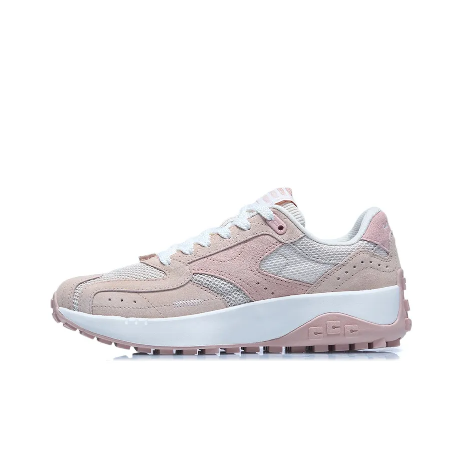 LiNing CF Low-Top Casual Shoes Women's Sandy Ice Umber