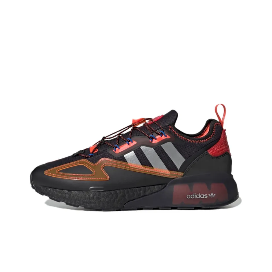 Adidas Zx 2K Boost Core Black Solar Red