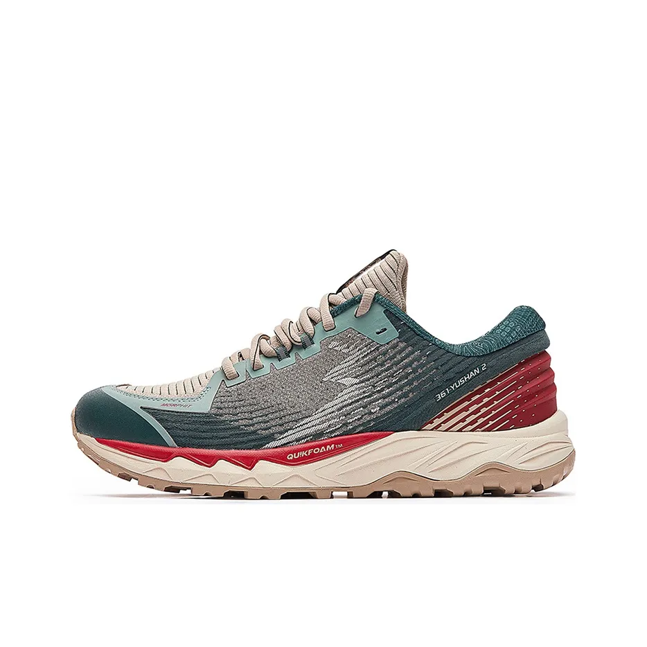 361° YUSHAN2 Yuan Chongshi Low-Top Running Shoes Men's Wheat Brown