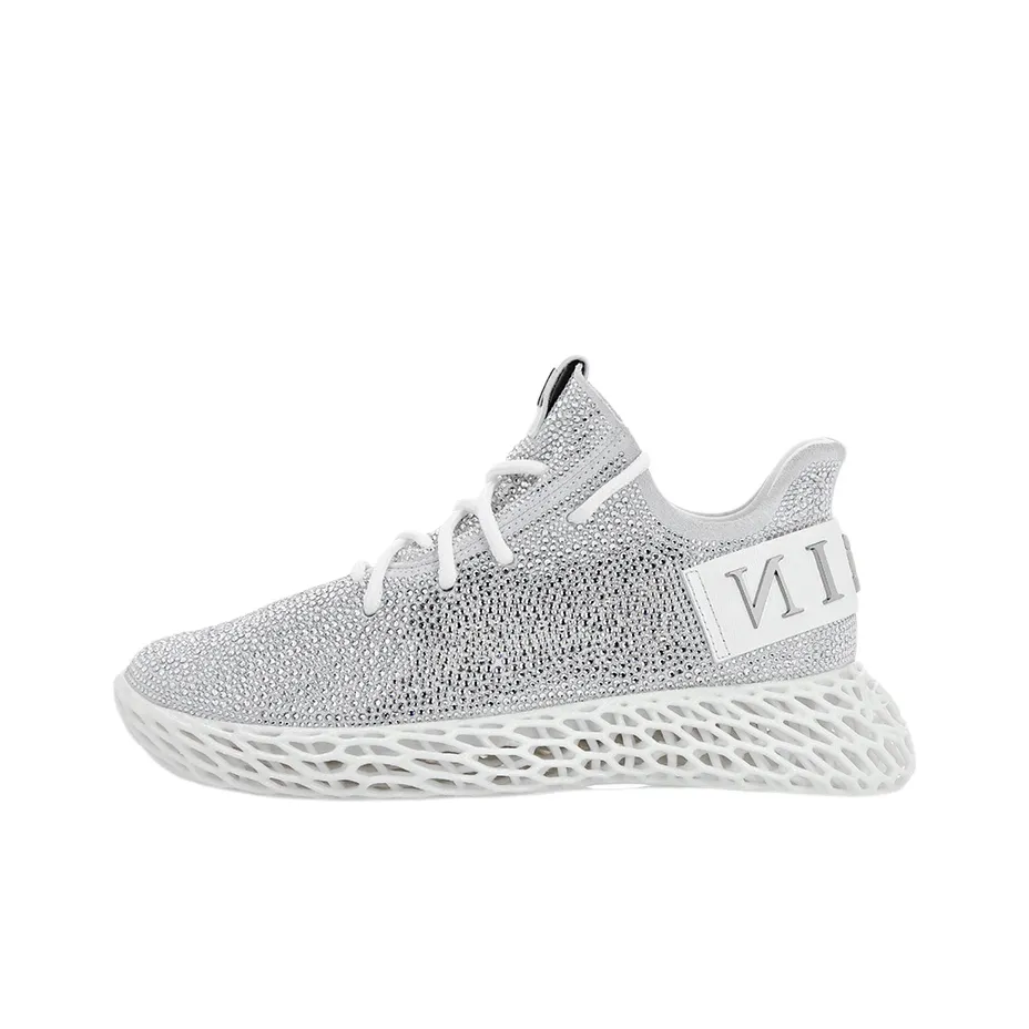 PHILIPP PLEIN Skeleton Runner Embellished Sneakers