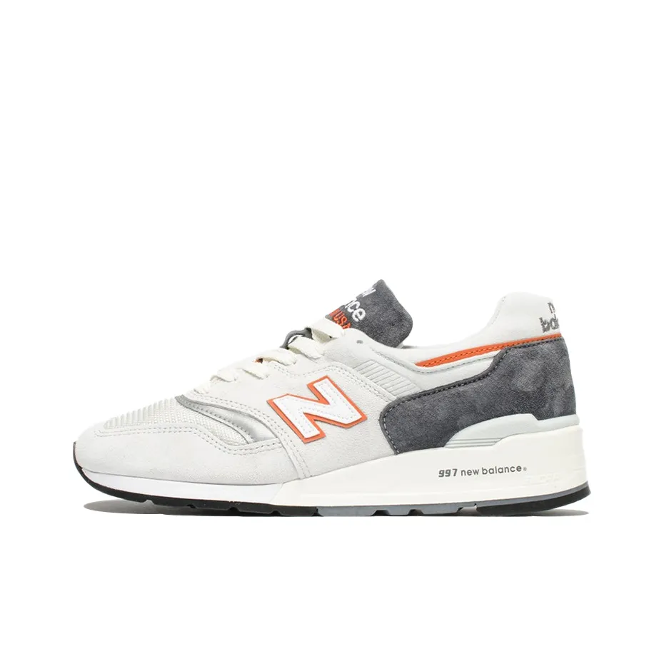 New Balance 997 Made In Usa 'White Grey Orange'