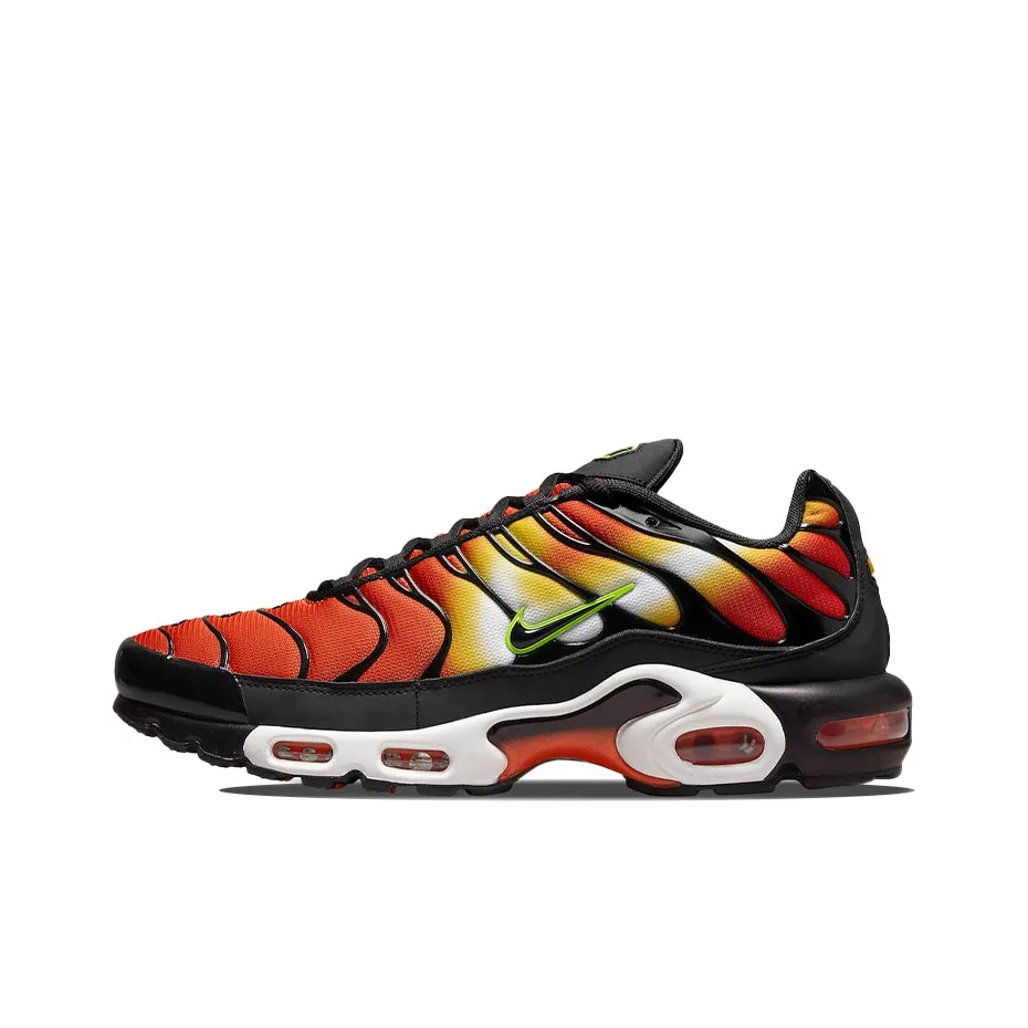 Nike Air Max Plus Low Топ Беговые кроссовки Мужские Оранжевые Желтые