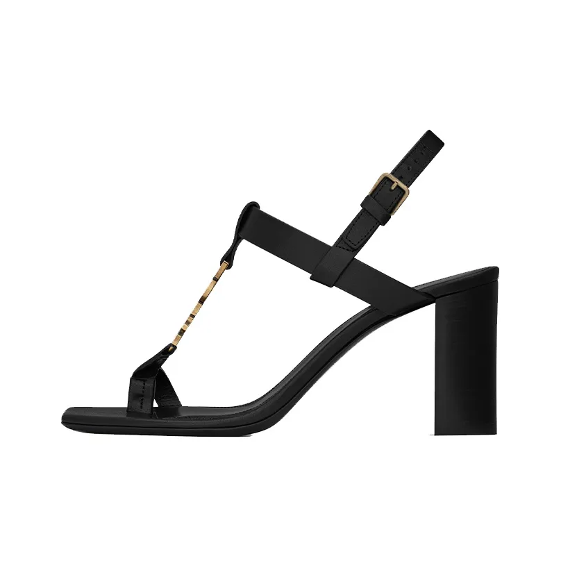 SAINT LAURENT Cassandra Monogram Sandals Women's