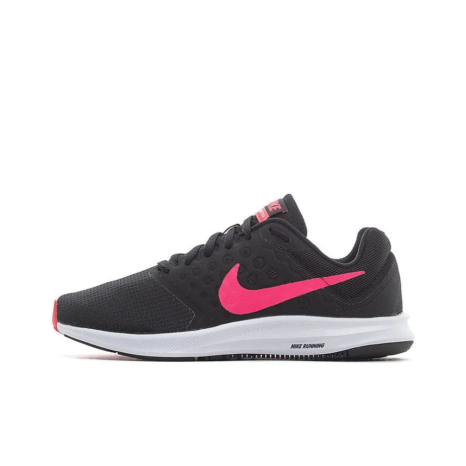Nike Downshifter 7 Damping Non Slip Color Matching Black/Pink Women's