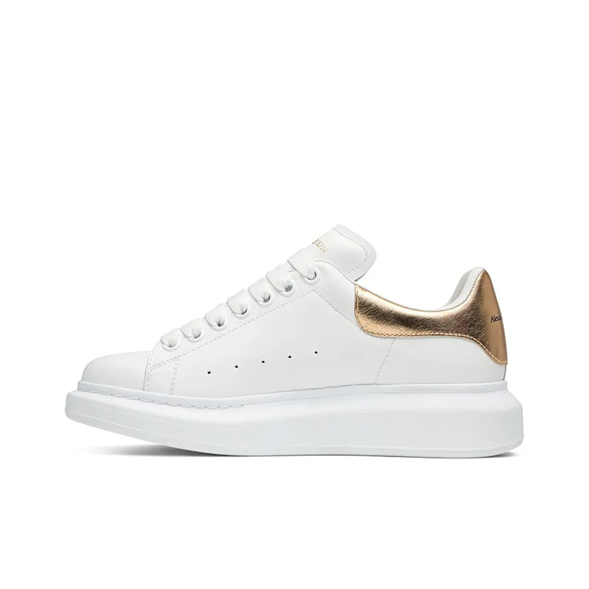 Alexander McQueen Oversized Sneaker 'White Light Gold' Women's