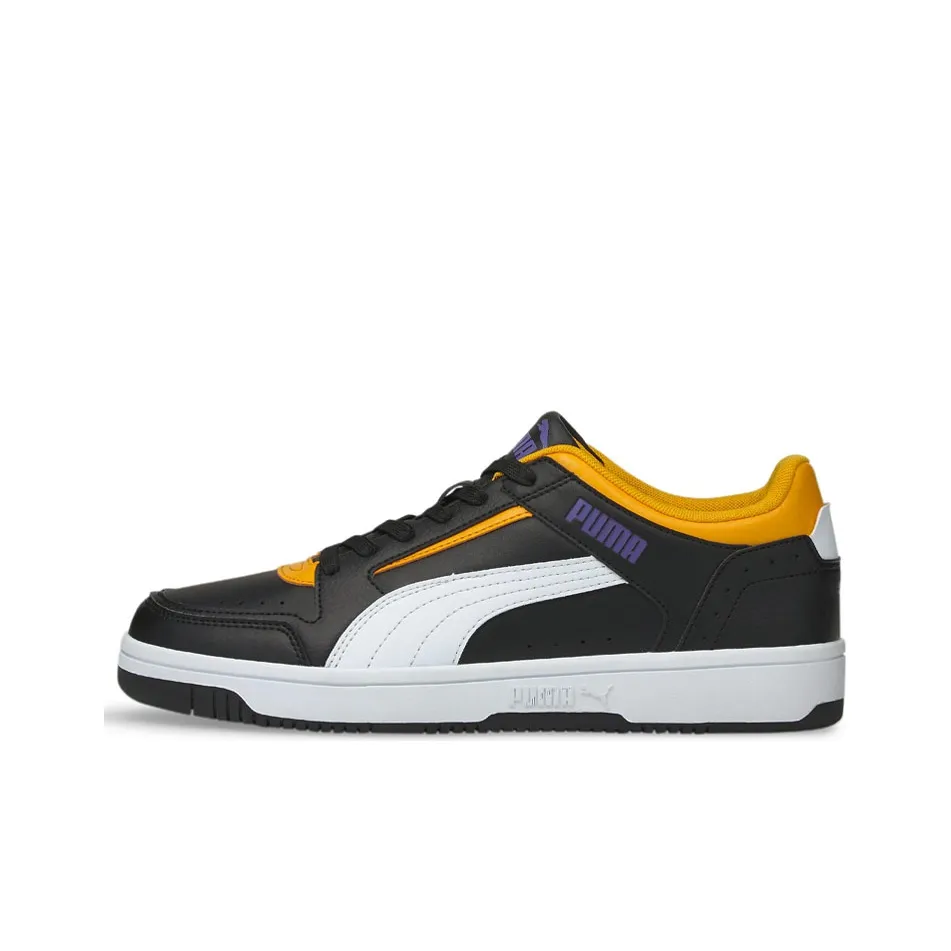 PUMA Rebound Joy 'Black Yellow. White'